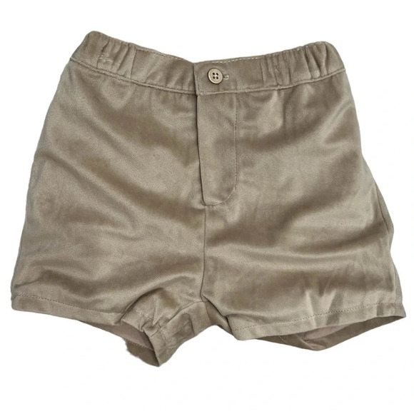 Mayoral Velvet Soft Pull On Tan/Golden Shorts - Picture 1 of 5